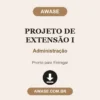 Projeto de Extensão I de Administração pronto para download
