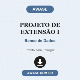 Projeto de Extensão I Banco de Dados