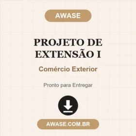Projeto de Extensão I Comércio Exterior