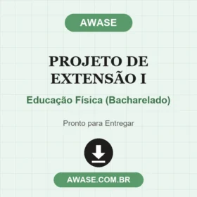 Projeto de Extensão I Educação Física (Bacharelado)