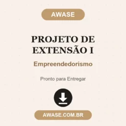Projeto de Extensão I de Empreendedorismo pronto para download