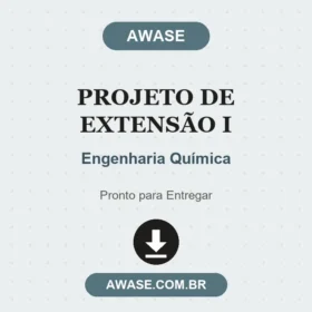 Projeto de Extensão I Engenharia Química