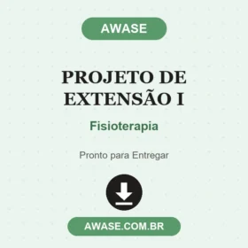 Projeto de Extensão I Fisioterapia