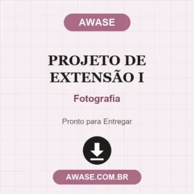 Projeto de Extensão I Fotografia