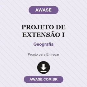 Projeto de Extensão I Geografia