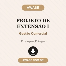 Projeto de Extensão I Gestão Comercial