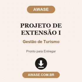 Projeto de Extensão I Gestão de Turismo