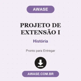 Projeto de Extensão I História