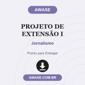 Projeto de Extensão I Jornalismo