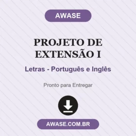 Projeto de Extensão I Letras - Português e Inglês
