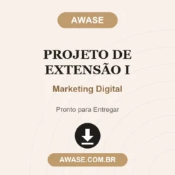 Projeto de Extensão I de Marketing Digital pronto para download