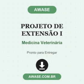Projeto de Extensão I Medicina Veterinária