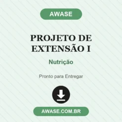 Projeto de Extensão I de Nutrição pronto para download