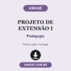 Projeto de Extensão I de Pedagogia pronto para download