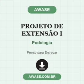 Projeto de Extensão I Podologia