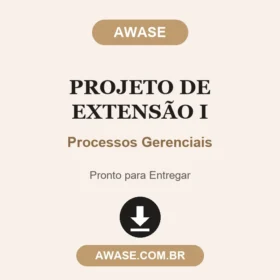 Projeto de Extensão I Processos Gerenciais