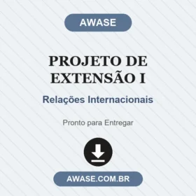 Projeto de Extensão I Relações Internacionais