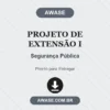 Projeto de Extensão I de Segurança Pública pronto para download