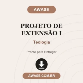 Projeto de Extensão I Teologia